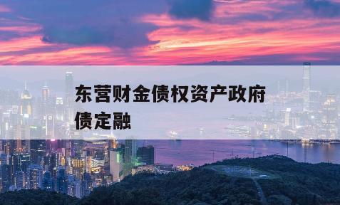 东营财金债权资产政府债定融
