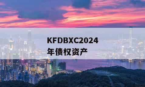 KFDBXC2024年债权资产