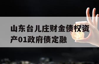 山东台儿庄财金债权资产01政府债定融