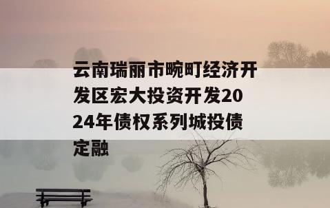 云南瑞丽市畹町经济开发区宏大投资开发2024年债权系列城投债定融