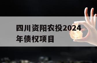 四川资阳农投2024年债权项目