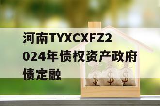 河南TYXCXFZ2024年债权资产政府债定融