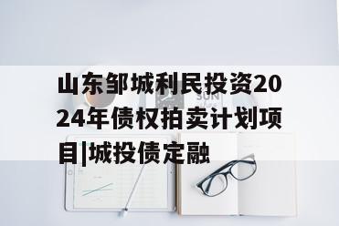 山东邹城利民投资2024年债权拍卖计划项目|城投债定融