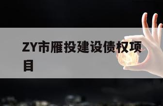 ZY市雁投建设债权项目