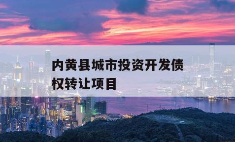 内黄县城市投资开发债权转让项目