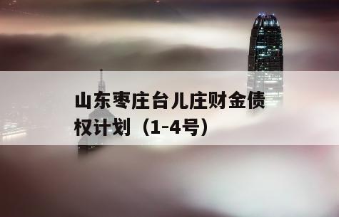 山东枣庄台儿庄财金债权计划（1-4号）