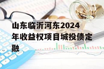 山东临沂河东2024年收益权项目城投债定融